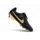 Nike Tiempo Maestro Elite FG Zapatillas de fútbol Negro Dorada