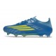 Adidas F50 Elite FG X MESSI Azul Royal Amarillo Solar Semi Azul Burst
