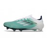 Bota de Fútbol Adidas F50 Elite FG Verde Blanco Plateada