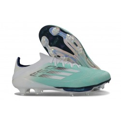 Bota de Futbol Adidas F50+ FG Verde Blanco Plateado