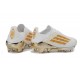 Bota de Futbol Adidas F50+ FG Blanco Dorado