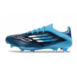 Bota de Futbol Adidas F50+ FG Negro Azul