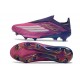 Bota y Zapatilla de Fútbol Adidas F50+ LL FG Violeta Rosa Blanco