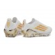 Bota y Zapatilla de Fútbol Adidas F50+ LL FG Blanco Dorado