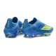 Adidas F50+ LL FG X MESSI Azul Royal Amarillo Solar Semi Azul Burst