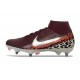 Nike Zoom Mercurial Superfly X Elite SG-Pro Rojo Burdeos Estampado Leopardo