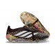 adidas Predator 26 Elite Fold-over Tongue FG Negro Blanco Dorado