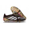 adidas Predator 26 Elite Fold-over Tongue FG Negro Blanco Dorado