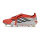 adidas Predator 26 Elite Fold-over Tongue FG Rojo Lúcido Negro Ftwr Blanco