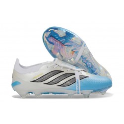 adidas Predator 26 Elite Fold-over Tongue FG Blanco Negro Azul