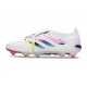adidas Predator 26 Elite Fold-over Tongue FG Blanco Rosa