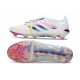 adidas Predator 26 Elite Fold-over Tongue FG Blanco Rosa