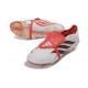 adidas Predator 26 Elite Fold-over Tongue FG Blanco Rojo Negro