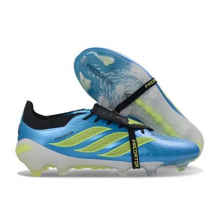 adidas Predator 26 Elite Fold-over Tongue FG Azul Lucid Lemon