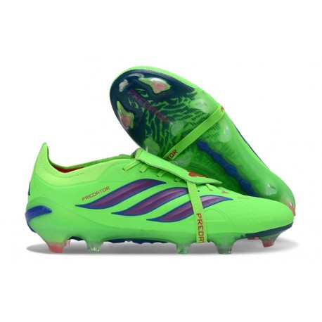 adidas Predator 26 Elite Fold-over Tongue FG Verde Violeta