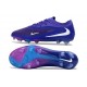 Zapatillas de Fútbol Nike Phantom 6 Low Elite FG Violeta Blanco