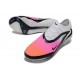 Zapatillas de Fútbol Nike Phantom 6 Low Elite FG Rosa Blanco Negro