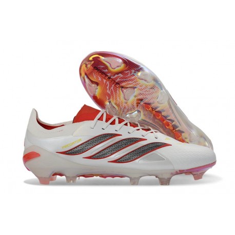 Bota de Fútbol adidas Predator Elite L FG Blanco Rojo Negro