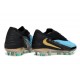 Zapatillas de Fútbol Nike Phantom 6 Low Elite FG Azul Negro Dorada