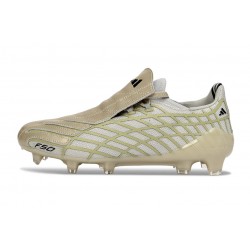 Zapatillas de Futbol Adidas F50 Spider Elite FG Dorada Gris