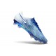 Zapatillas Nike Zoom Mercurial Vapor XVII Elite FG Azul Blanco Plateado