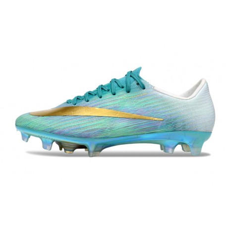 Zapatillas Nike Zoom Mercurial Vapor XVII Elite FG Verde Dorada