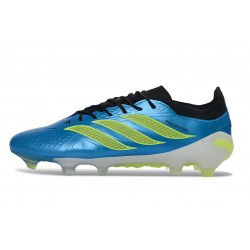 Bota de Fútbol adidas Predator Elite L FG Azul Verde Lima