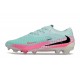 Zapatillas Nike Phantom 6 Low Elite FG Pistachio Frost / Rosa / Negro