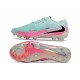 Zapatillas Nike Phantom 6 Low Elite FG Pistachio Frost / Rosa / Negro