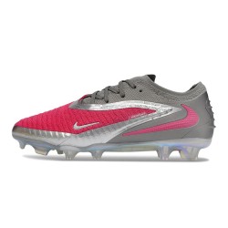 Zapatillas de Fútbol Nike Phantom 6 Low Elite FG Rosa / Plata / Gris