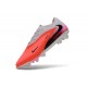 Zapatilla Nike Phantom 6 Low Elite FG Carmesí Brillante / Gris / Negro