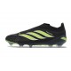 Zapatos de Fútbol adidas Predator Elite Sin Cordones FG Negro Verde
