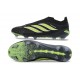Zapatos de Fútbol adidas Predator Elite Sin Cordones FG Negro Verde