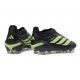 Zapatos de Fútbol adidas Predator Elite Sin Cordones FG Negro Verde