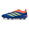 Zapatos de Fútbol adidas Predator Elite Sin Cordones FG Azul Verde Naranja
