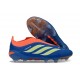 Zapatos de Fútbol adidas Predator Elite Sin Cordones FG Azul Verde Naranja