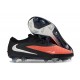 Zapatillas de Fútbol Nike Phantom 6 Low Elite FG Rojo Negro Plateada