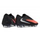 Zapatillas de Fútbol Nike Phantom 6 Low Elite FG Rojo Negro Plateada