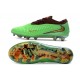 Zapatillas de Fútbol Nike Phantom 6 Low Elite FG Verde Dorado