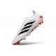 Zapatos de Fútbol adidas Predator Elite Sin Cordones FG Blanco Negro Rojo