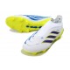Zapatos de Fútbol adidas Predator Elite Sin Cordones FG Blanco Amarillo Azul