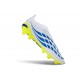 Zapatos de Fútbol adidas Predator Elite Sin Cordones FG Blanco Amarillo Azul