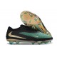 Zapatillas de Fútbol Nike Phantom 6 Low Elite FG Verde Negro Dorada