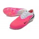 Zapatillas de Fútbol Nike Phantom 6 Low Elite FG Rosa Blanco