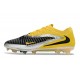 Zapatillas de Fútbol Nike Phantom 6 Low Elite FG Amarillo Negro Plateada