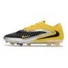 Zapatillas de Fútbol Nike Phantom 6 Low Elite FG Amarillo Negro Plateada