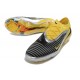 Zapatillas de Fútbol Nike Phantom 6 Low Elite FG Amarillo Negro Plateada