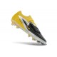 Zapatillas de Fútbol Nike Phantom 6 Low Elite FG Amarillo Negro Plateada