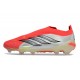 Zapatos de Fútbol adidas Predator Elite Sin Cordones FG Rojo Lúcido Negro Ftwr Blanco