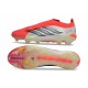Zapatos de Fútbol adidas Predator Elite Sin Cordones FG Rojo Lúcido Negro Ftwr Blanco